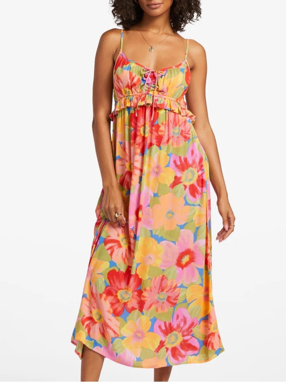 Billabong REBEL HEART MIDI SLIP DRESS